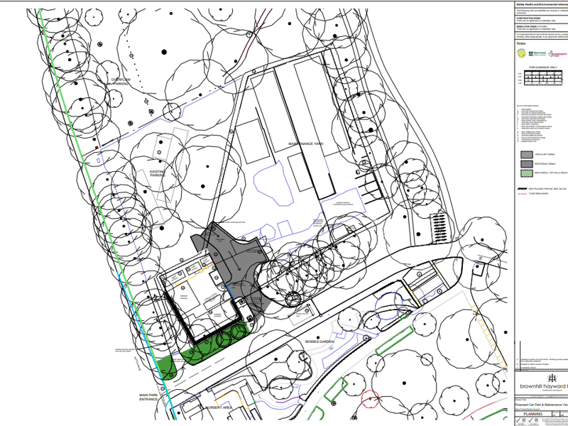 architects plans of proposals for park