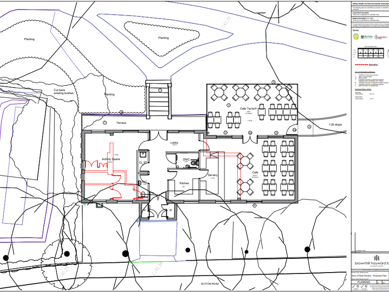 architects plans of proposals for park
