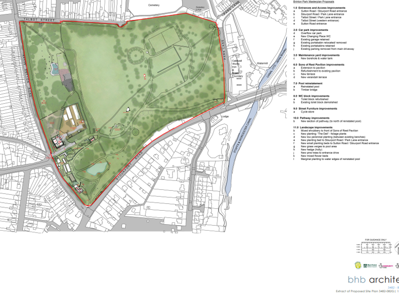 architects plans of proposals for park